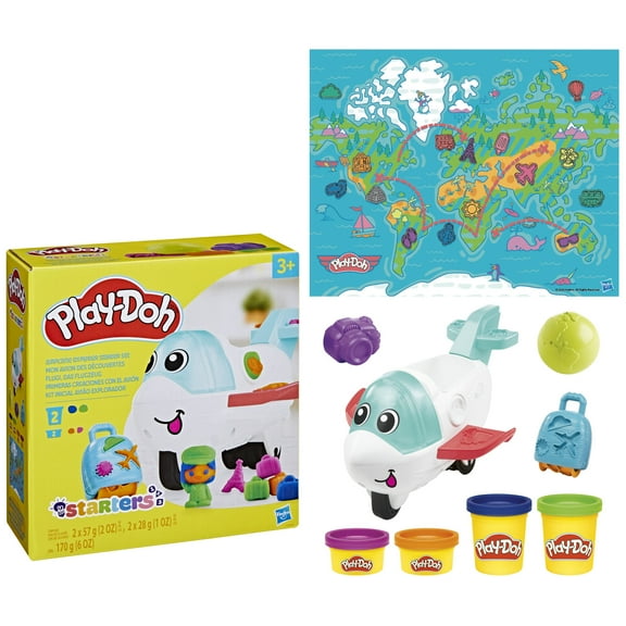 Play-Doh Airplane Explorer Starter Set for Kids Arts and Crafts