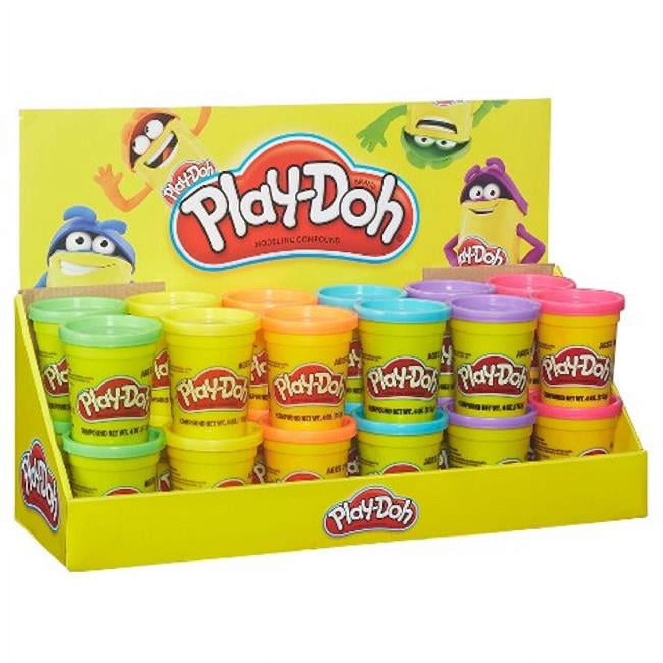 Hasbro HSBB6756 Play Doh-Single Can Assorted (Pack of 24)
