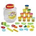 thumbnail image 1 of Play-Doh Bucket of Fun, 20 Color Cans and 14 Accessories, Valentine's Day Gifts for Kids, 1 of 13