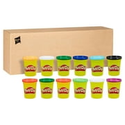 Play-Doh Bulk Winter Colors 12-Pack 4-Ounce Cans (48 Ounces Total)