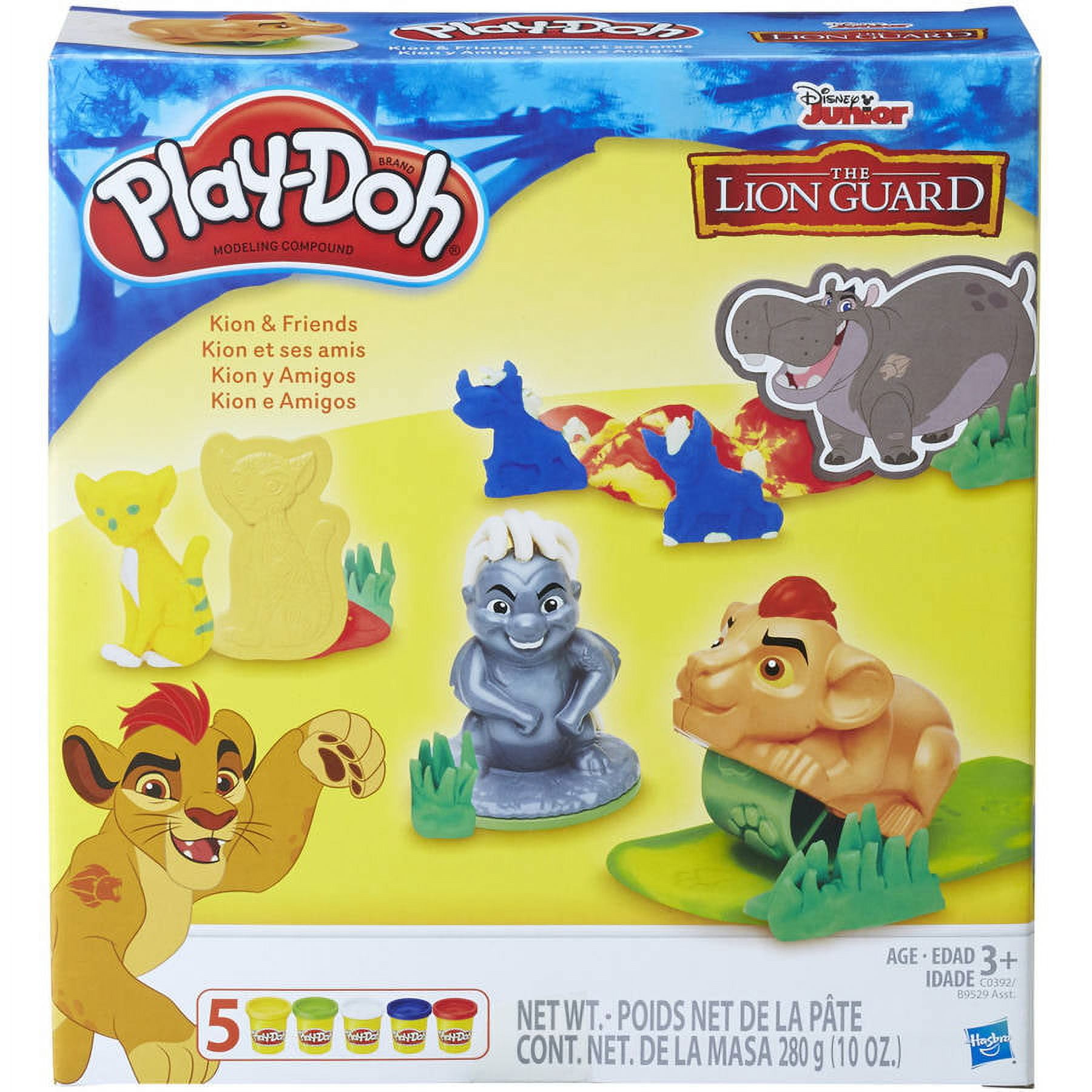 Hasbro Play-Doh Growin' Mane Lion and Friends Playset, Animal