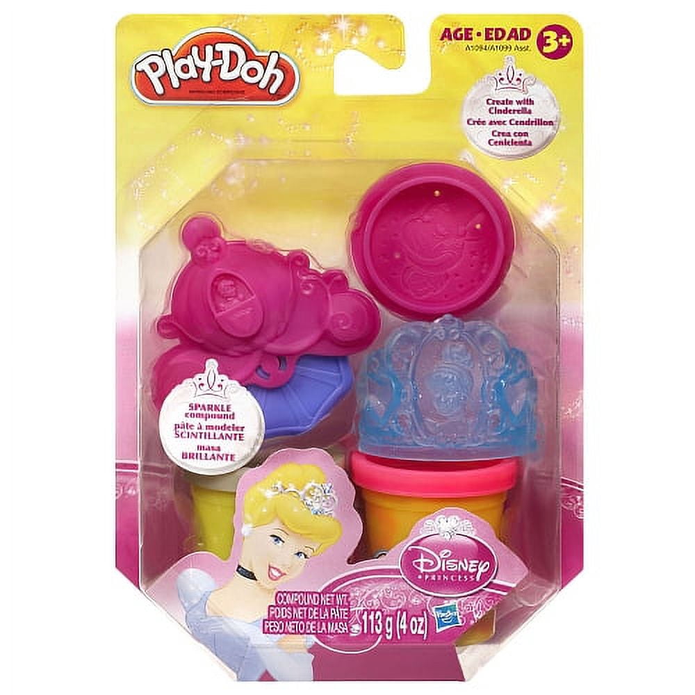 Play-Doh Disney Princess Sparkle Compound Kit [Cinderella] - Walmart.com