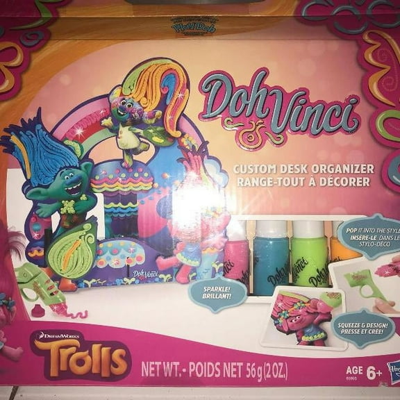 Play-Doh DohVinci Trolls Poppy's Crafting Kit