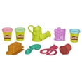 thumbnail image 1 of Play-Doh Growin' Garden Toy Gardening Tools Set, with 3 Cans (6 oz), 1 of 2