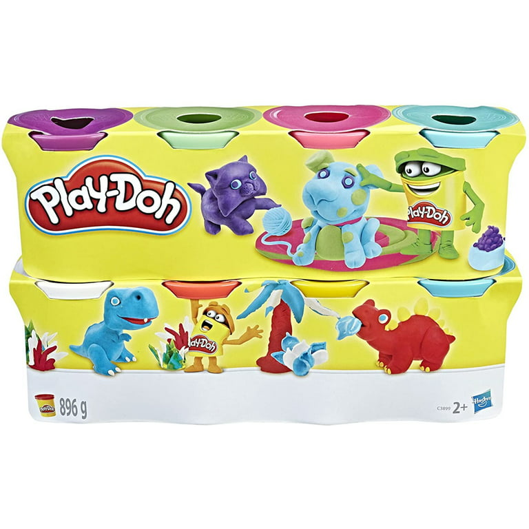 Play-Doh 2-Pack of Cans (Blue and Red)
