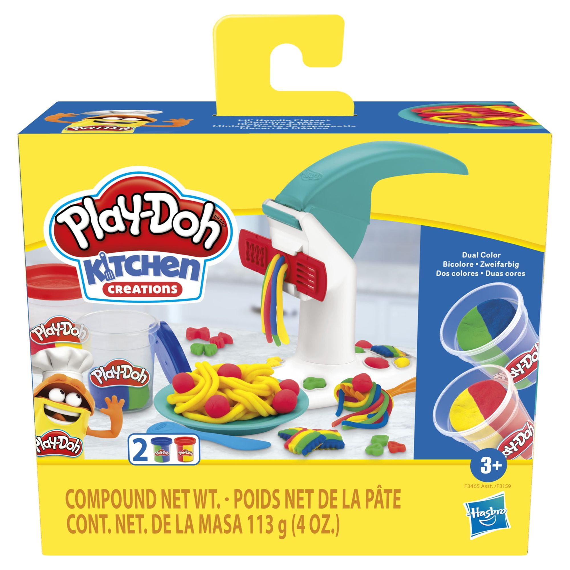 Play-Doh Kitchen Creations Lil’ Noodle Play Dough Set - 4 Color (2 Piece), Only At Walmart $5.44