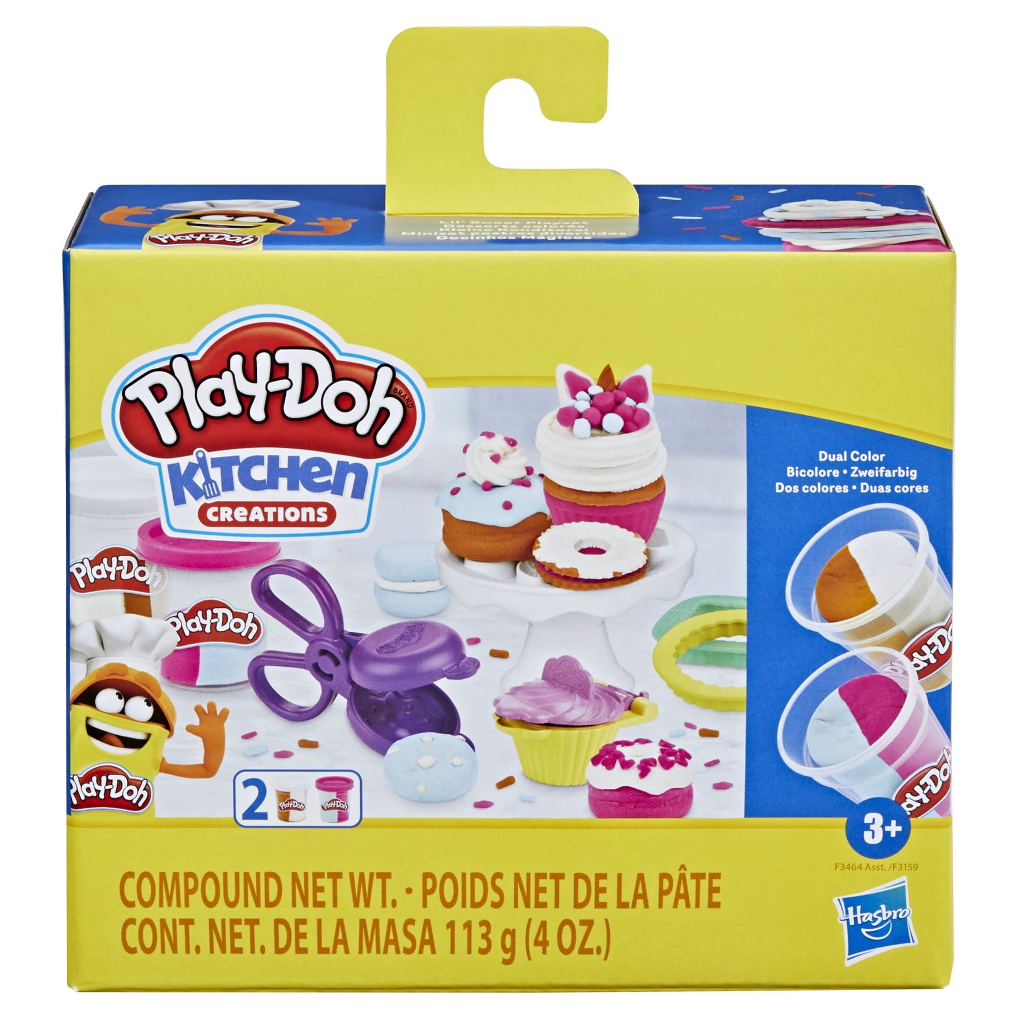 Play-Doh Kitchen Creations Lil' Sweet Playset Dual-Color Dough