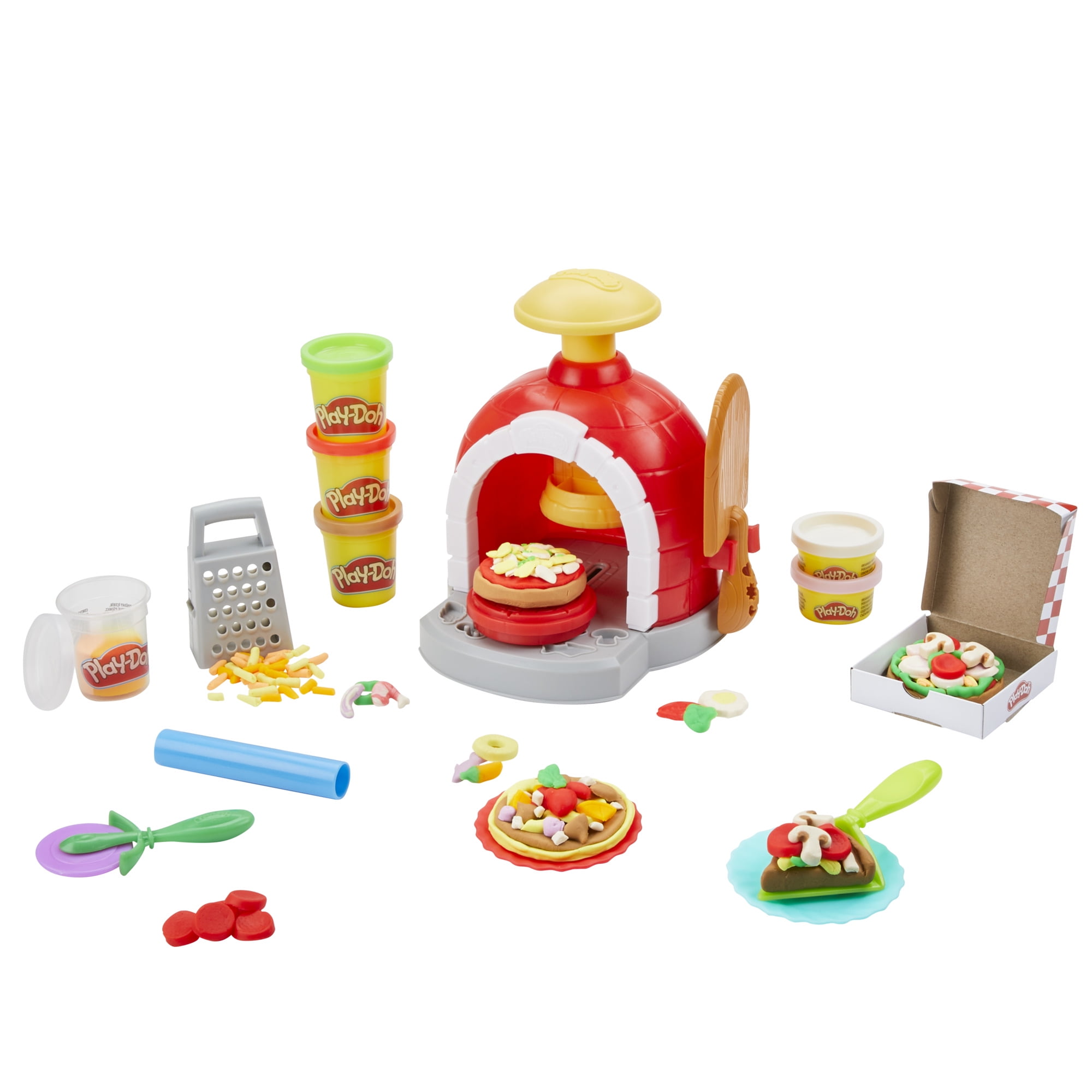 Play-Doh Kitchen Creations Pizza Oven Playset, Play Food Toy for