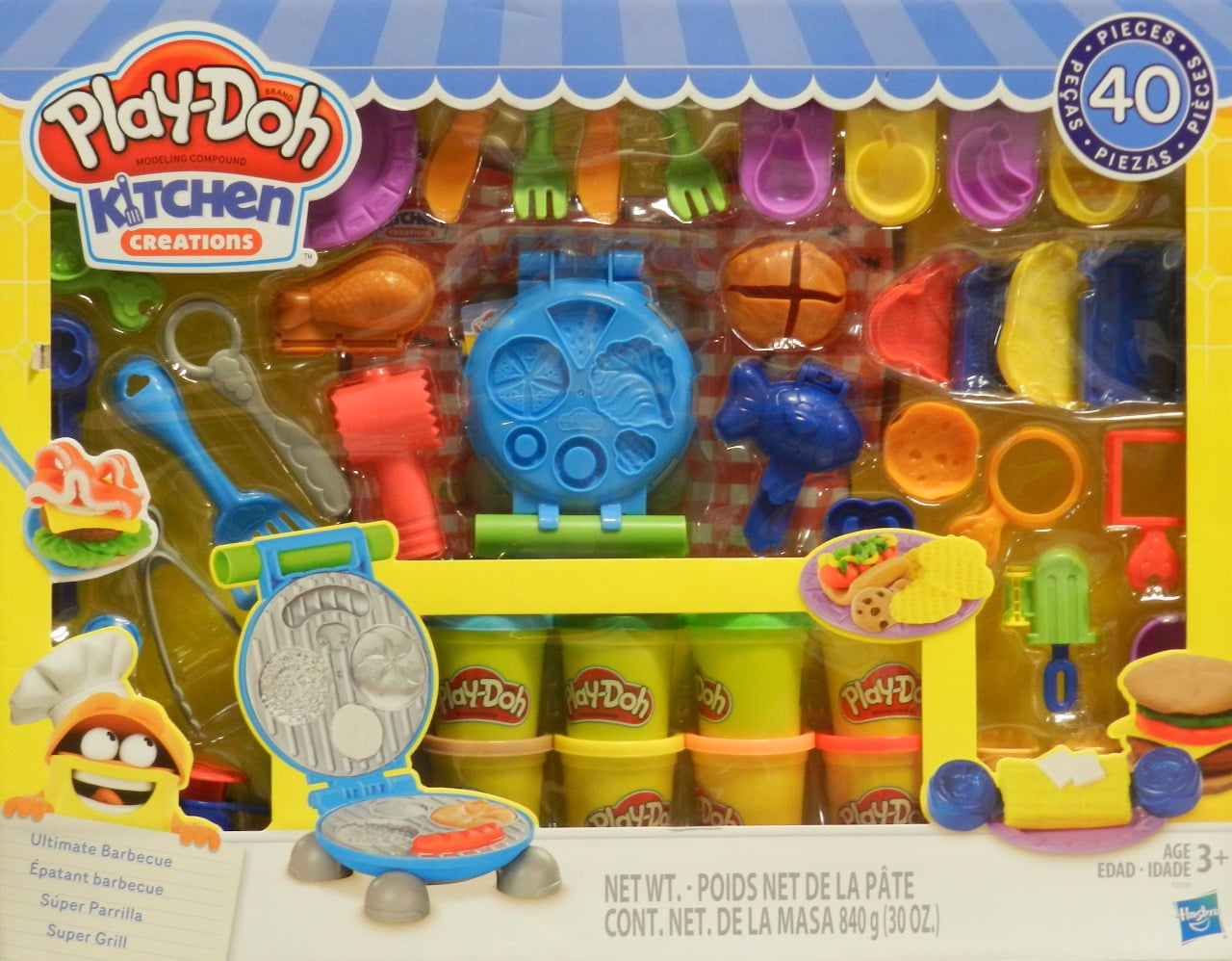 Play-Doh Kitchen Creations Sweets N Treats Kids Play Set 40-Pieces