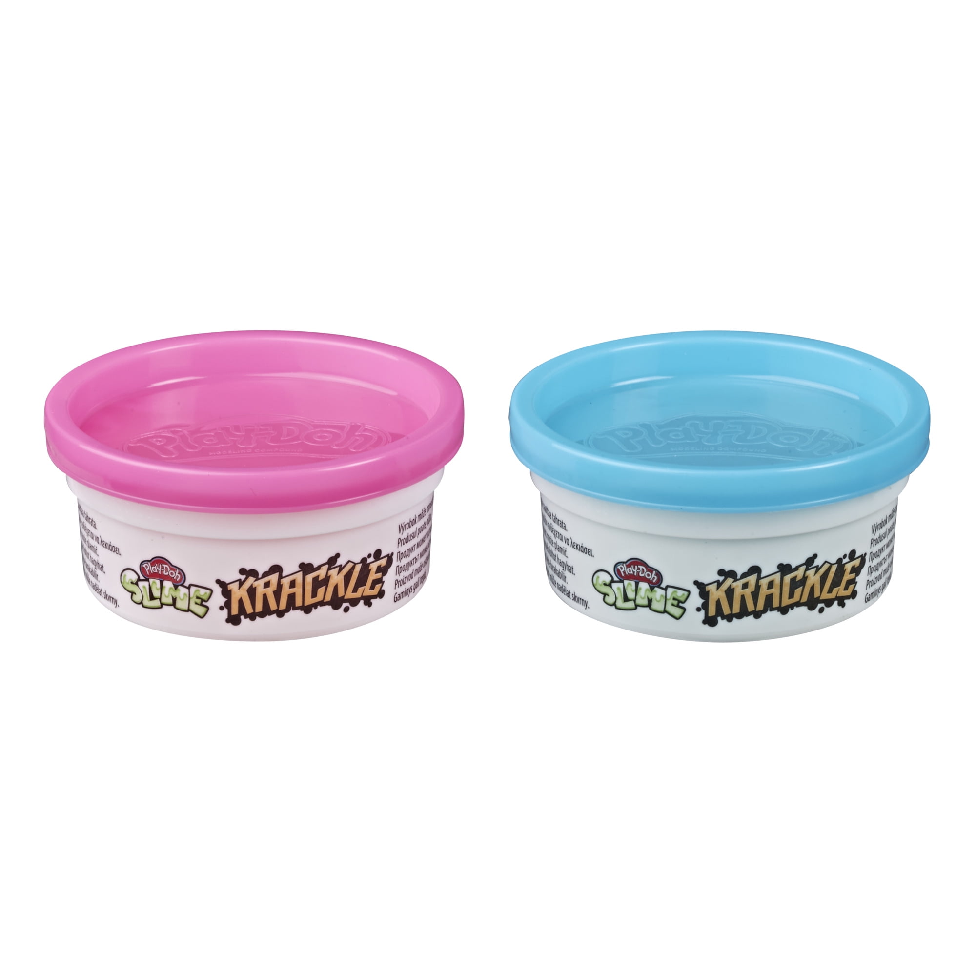 Play-Doh Krackle Slime Pink and Light Orange 2-Pack of Slime (3.5