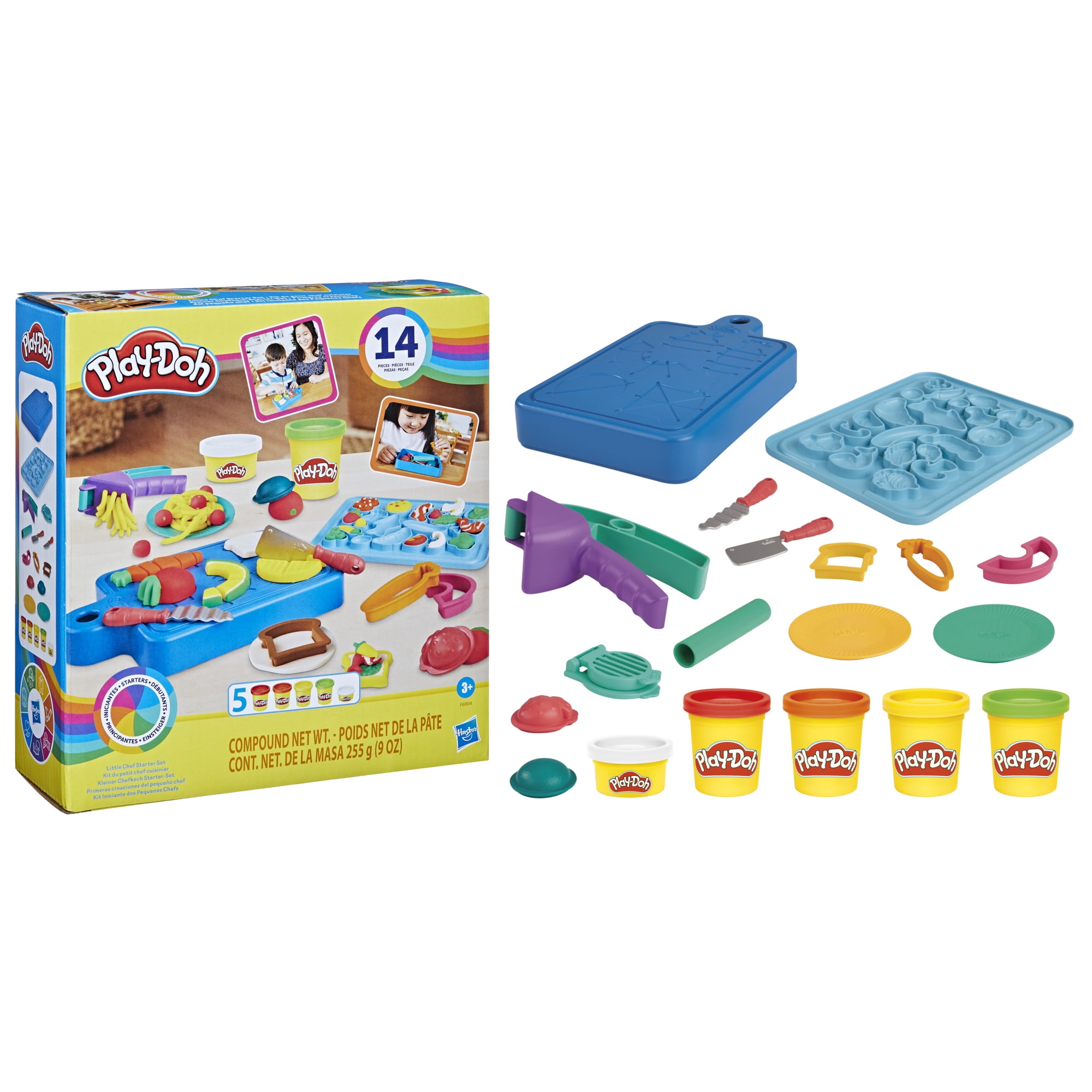 Play-Doh Little Chef Starter Play Dough Set for Boys and Girls - 5 Color (5  Piece)