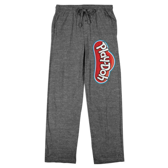 Play-Doh Logo Men's Heather Gray Sleep Pajama Pants