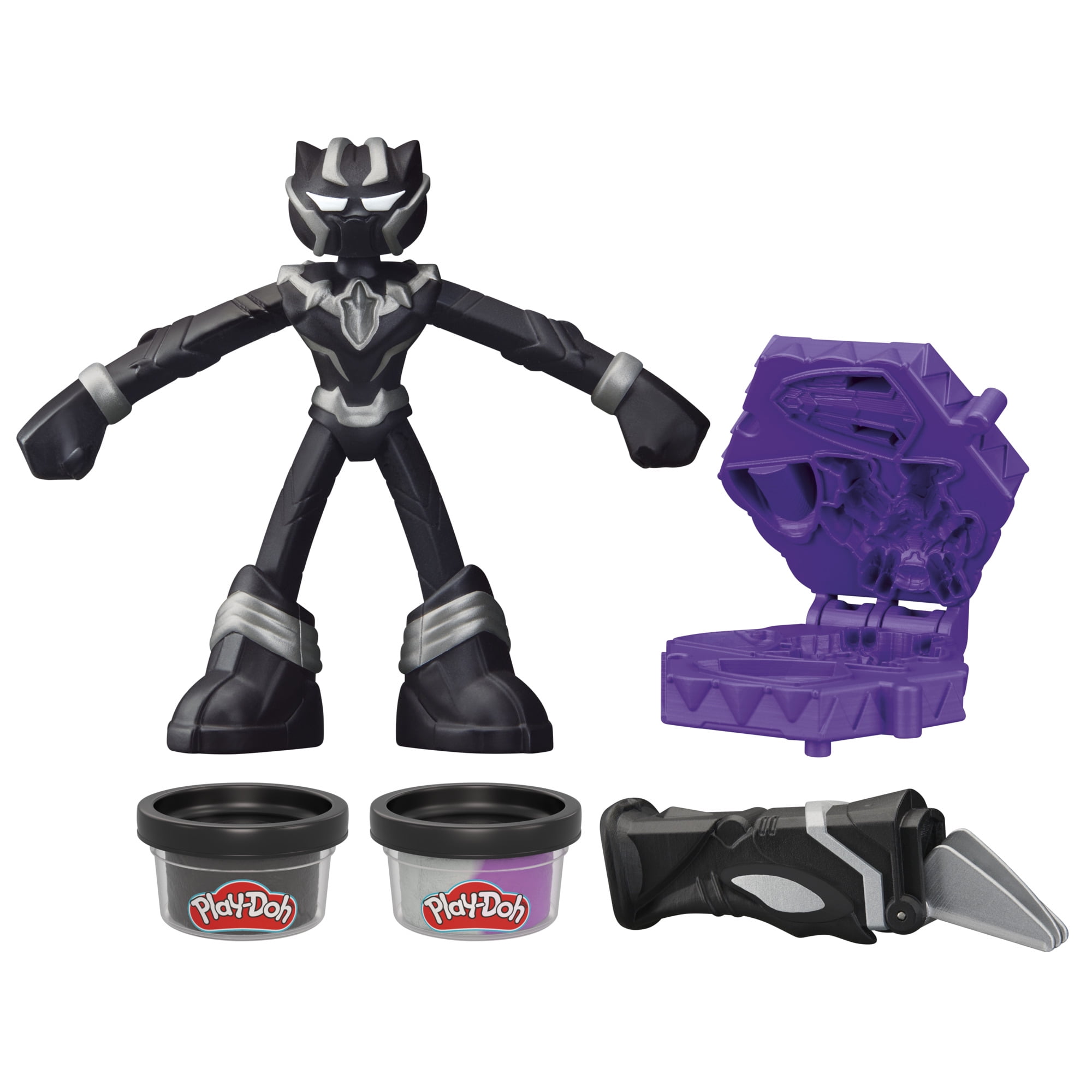 Play-Doh Marvel Black Panther Cutting Claws Action Figure Super Hero Toy for Kids 4+