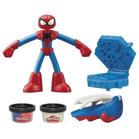Play-Doh Marvel Spider-Man Thwip Squisher Action Figure Super Hero Toy for Kids 4+
