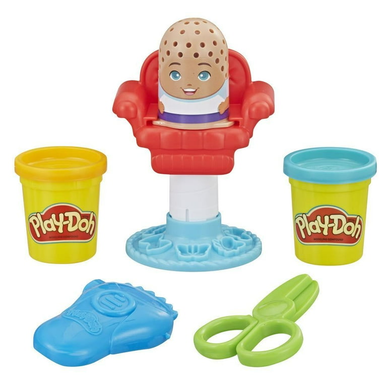 Play Doh Mini Classics Crazy Cuts Barbershop Toy with 2 Non Toxic