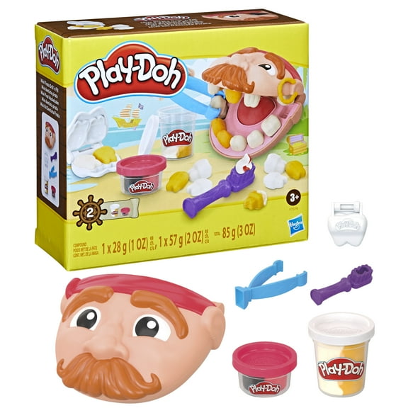 Play-Doh Mini Pirate Drill 'n Fill Dentist Toy, Pirate Toys for Kids