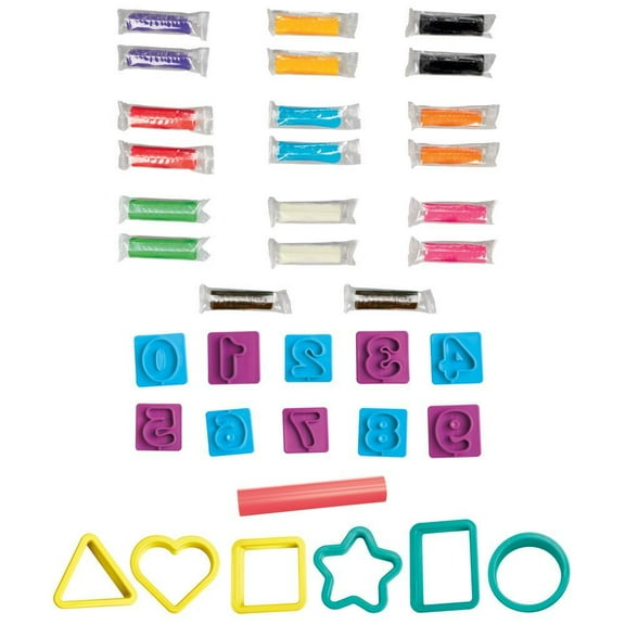 Play-Doh Numbers Shapes classic modeling compound - Multicolor