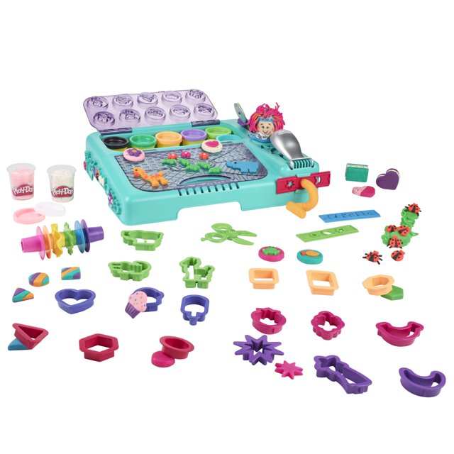 PlayDoh On the Go Imagine 'n Store Play Dough Set 10 Color (10 Piece