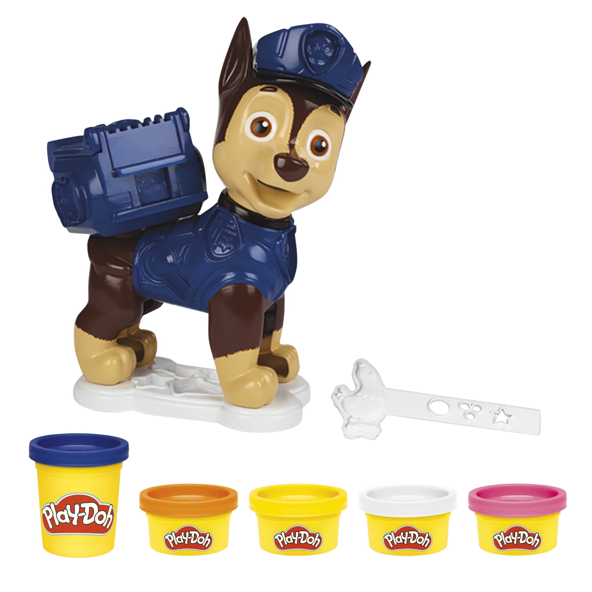 Play-Doh PAW Patrol Rescue Ready Chase Toy for Kids 3 Years and up with 5 Cans