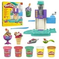 thumbnail image 1 of Play-Doh Rainbow Swirl Ice Cream Playset, 7 Play Kitchen Accessories, 1 of 9