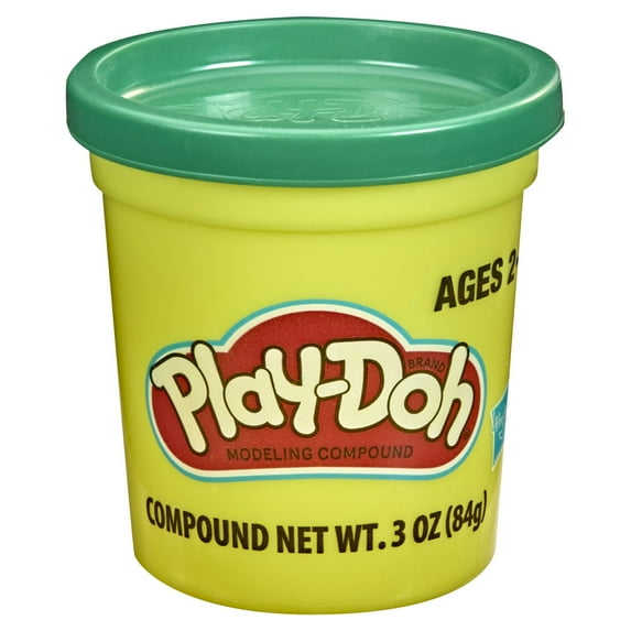 Play-Doh Single Can Dark Green Modeling Compound, 3 Ounces Can, Classroom Supplies, Preschool Crafts