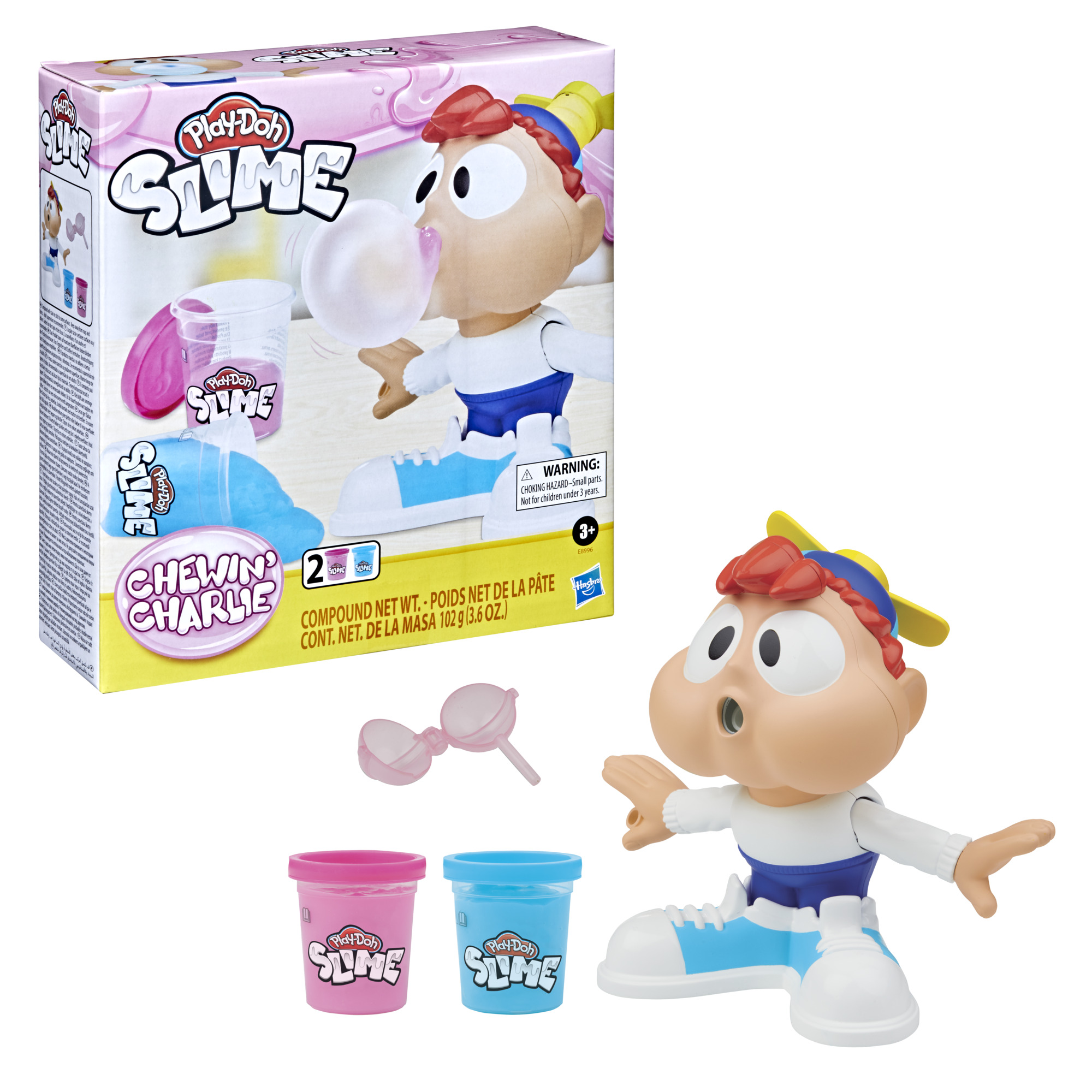 Play-Doh Slime Chewin' Charlie Slime Bubble Maker Toy - image 1 of 6