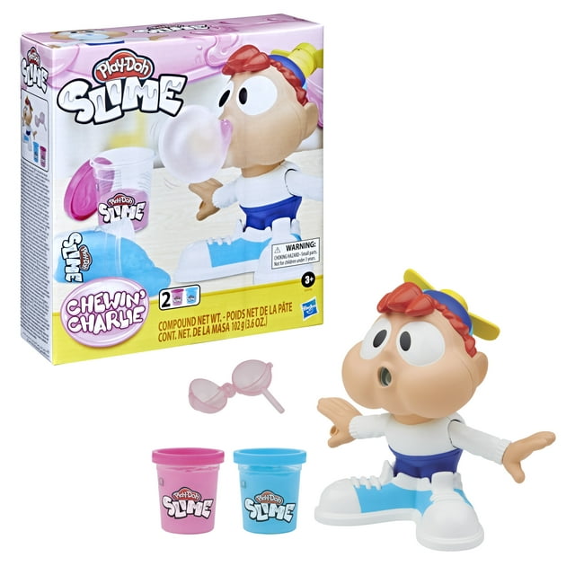 Play-Doh Slime Chewin' Charlie Slime Bubble Maker Toy