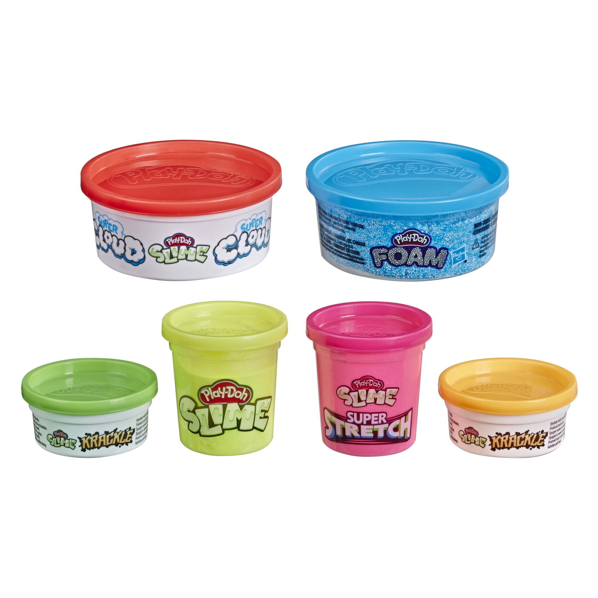 Play-Doh Variety Pack Featuring 6 New Compounds, for Kids Ages 3 and up