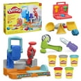 thumbnail image 1 of Play-Doh Stamp & Saw Tool Bench Playset, Construction Toys for Ages 3+, Kids Arts & Crafts, 1 of 10