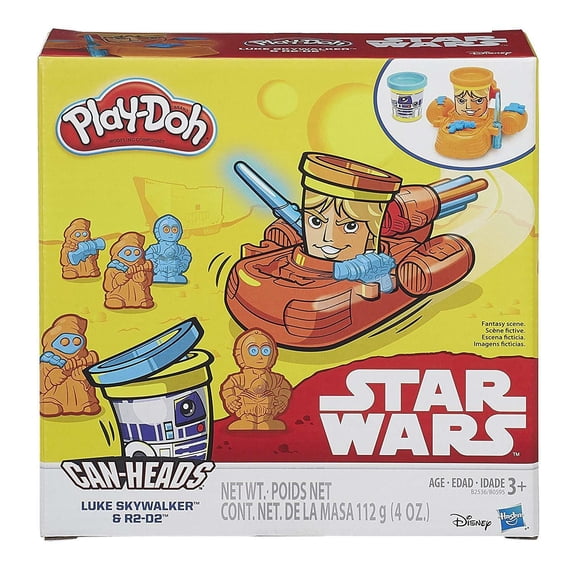 Play-Doh Star Wars Luke Skywalker And R2-D2 Can-Heads