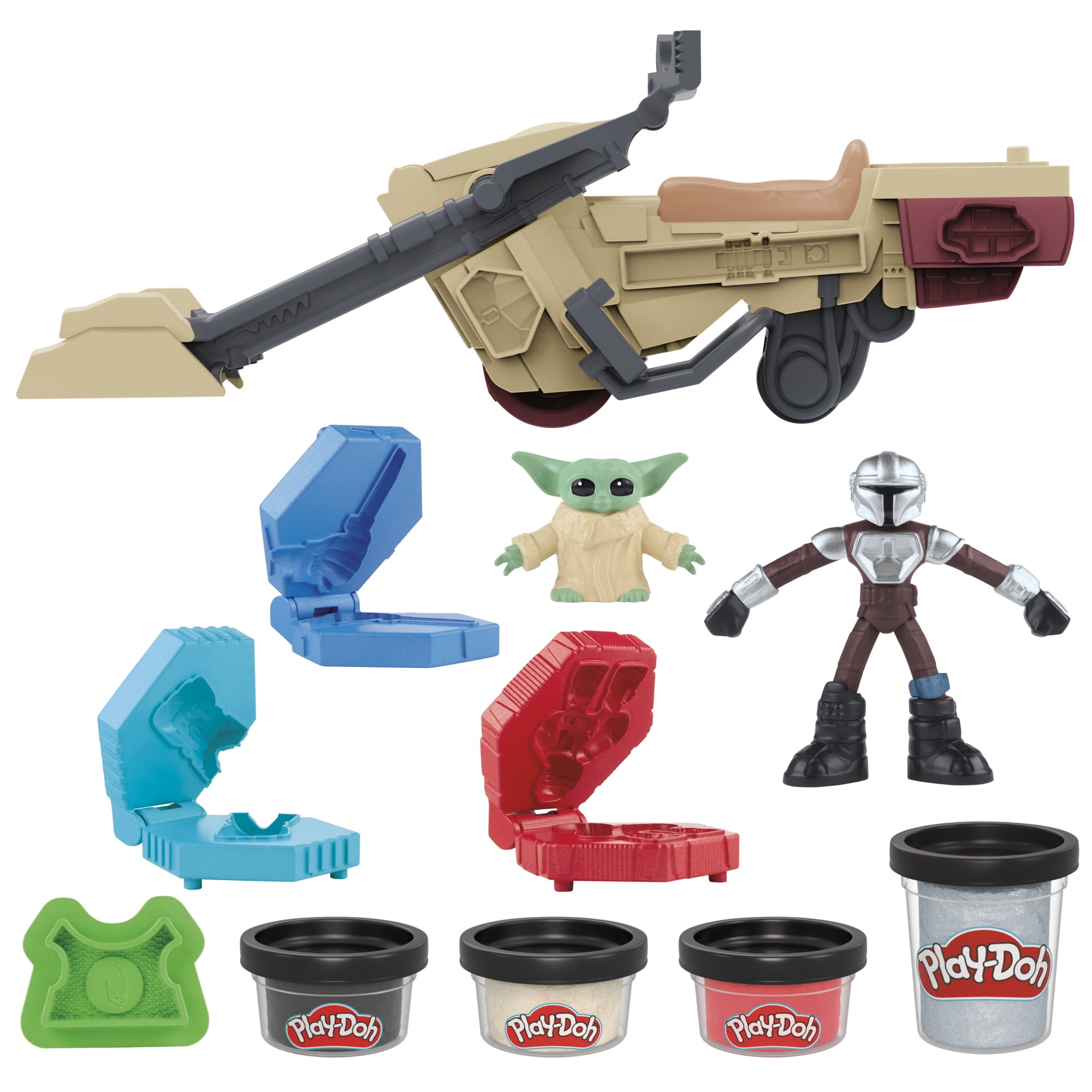 Play-Doh Star Wars: The Mandalorian Launching Speeder Toy for Boys & Girls 4+