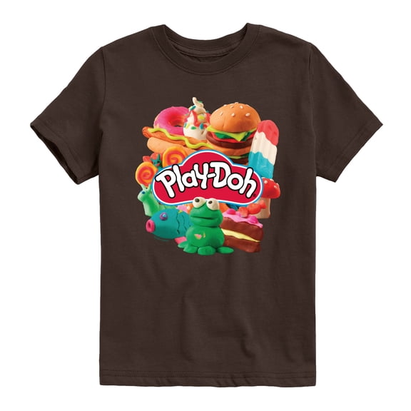 Play-Doh - Summer Grid - Youth Boys Short Sleeve Graphic T-Shirt