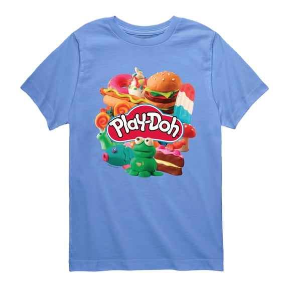 Play-Doh - Summer Grid - Youth Boys Short Sleeve Graphic T-Shirt