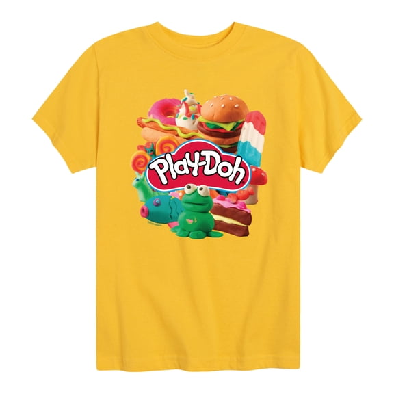 Play-Doh - Summer Grid - Youth Boys Short Sleeve Graphic T-Shirt