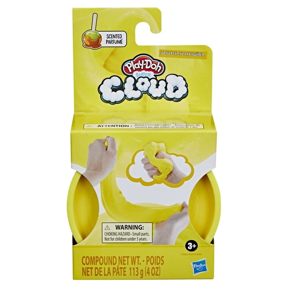 Play-Doh Super Cloud Bright Yellow Caramel Cake Scented Single Can