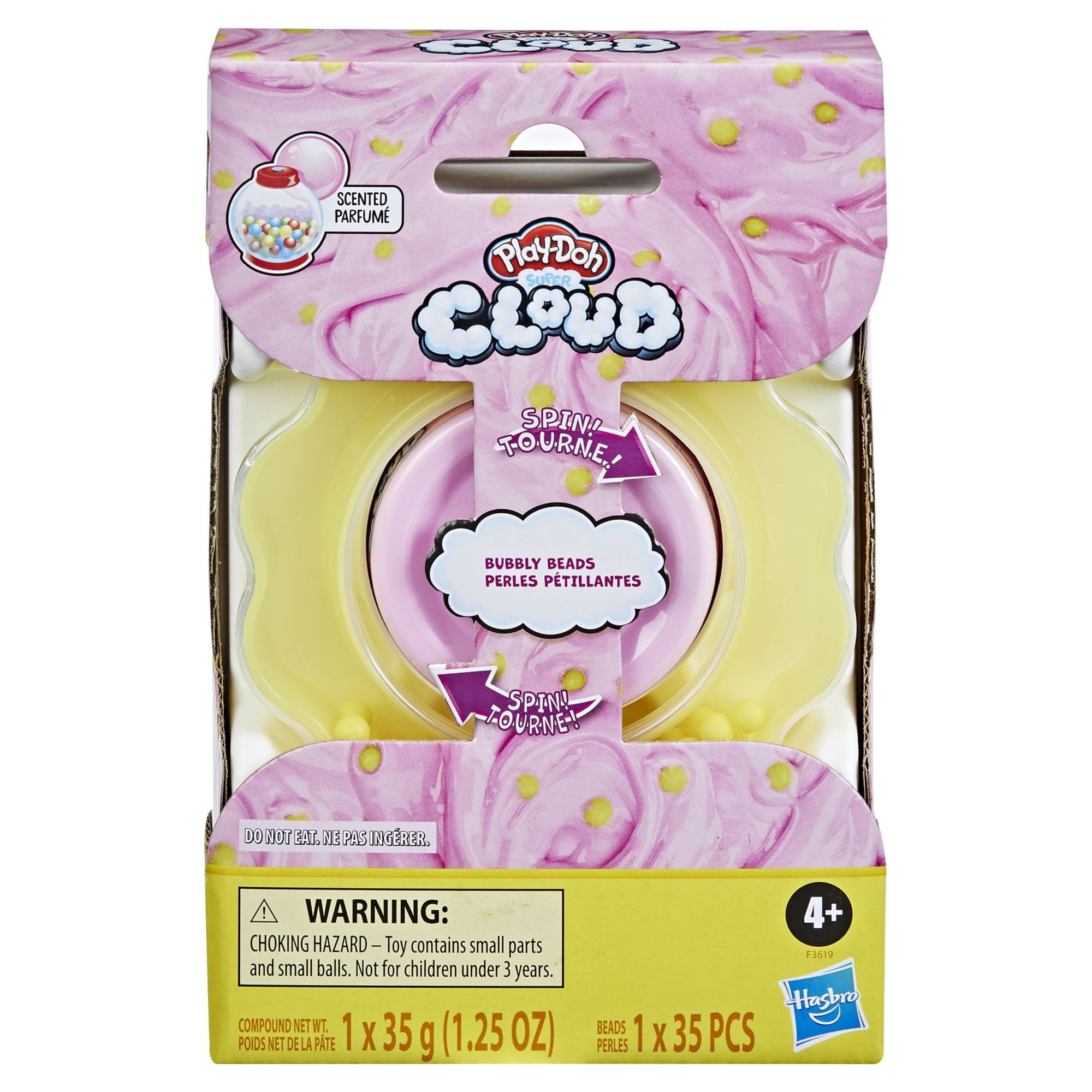 Play-Doh Super Cloud Pink Bubblegum Scented Single Can