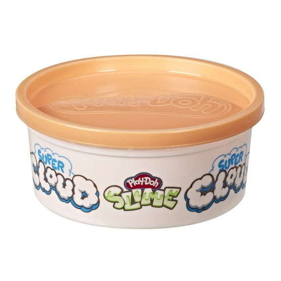 Play-Doh Super Cloud Single Can of Orange Fluffy Slime Compound