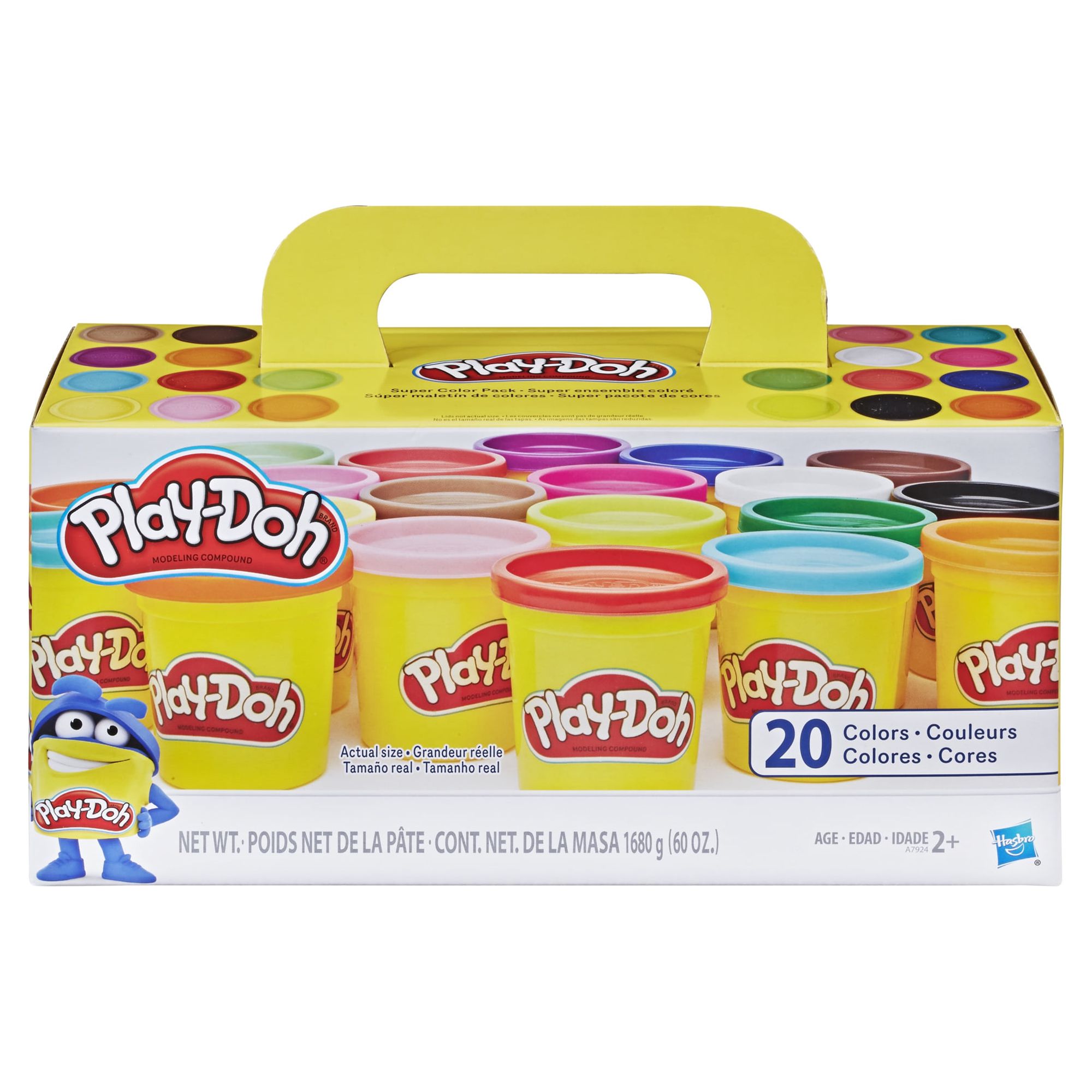 Play-Doh Super Color 20-Pack of 3-Ounce Cans, Kids Toys, Arts and Crafts for Kids - image 1 of 4