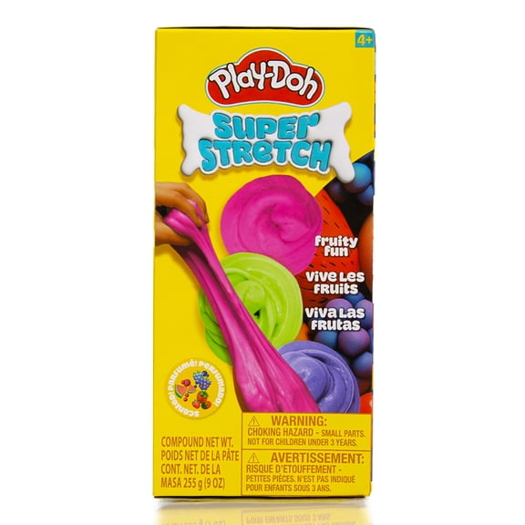 Play-Doh Super Stretch, Fruity Fun, 3-Pack