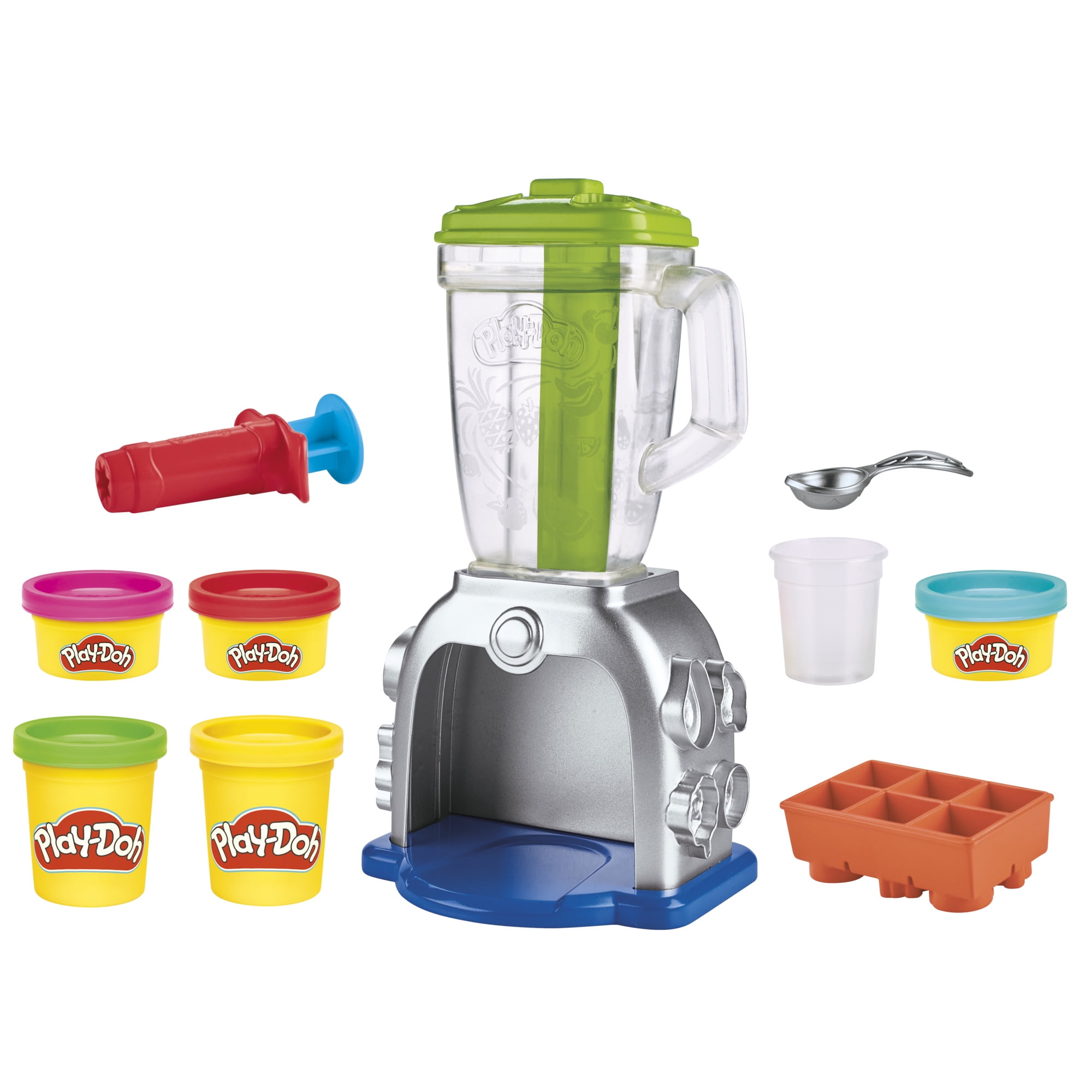 PlayDoh Swirlin' Smoothies Toy Blender Playset, Play Kitchen Toys for