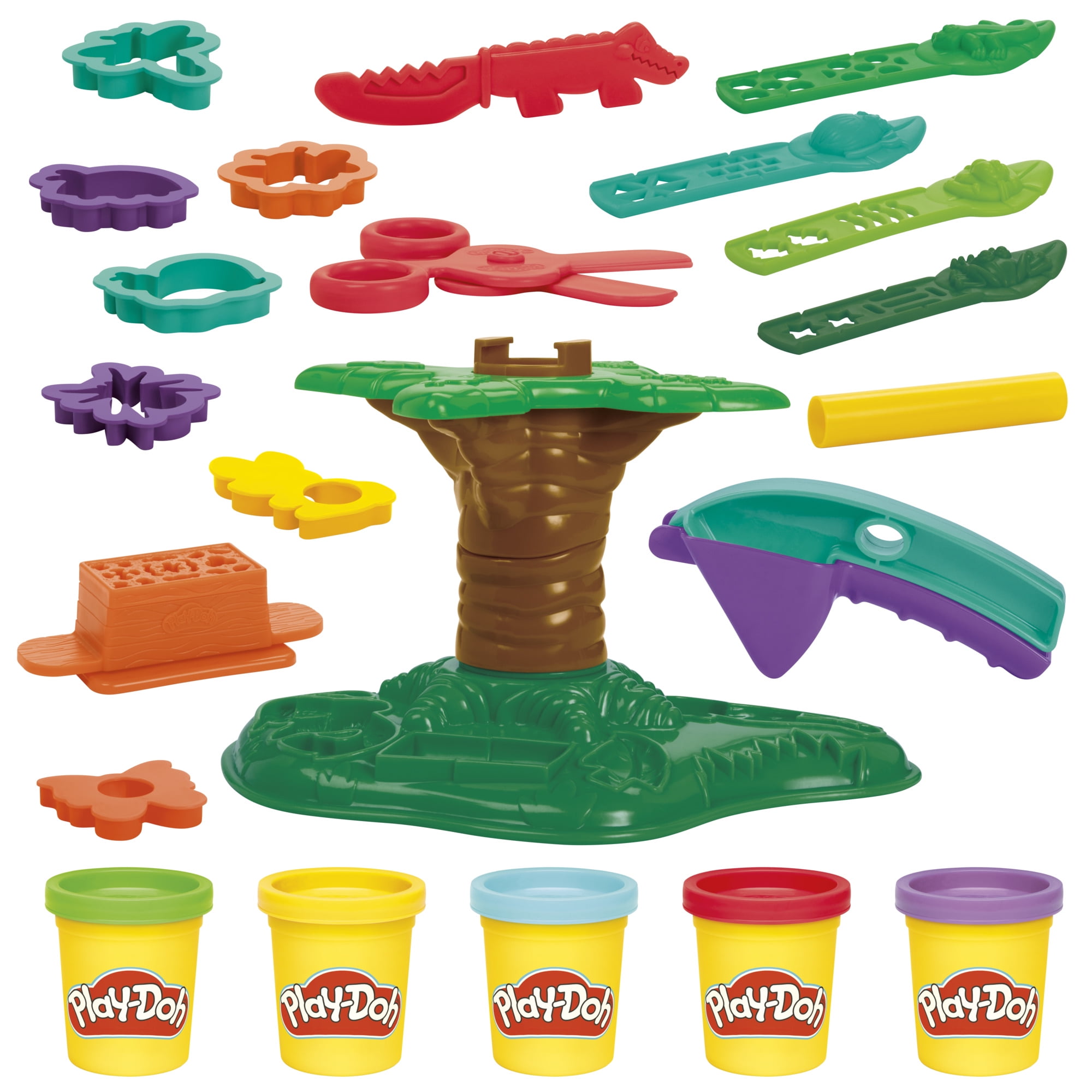 Play-Doh Treetop Creations 16 Piece Playset, Preschool Toys for