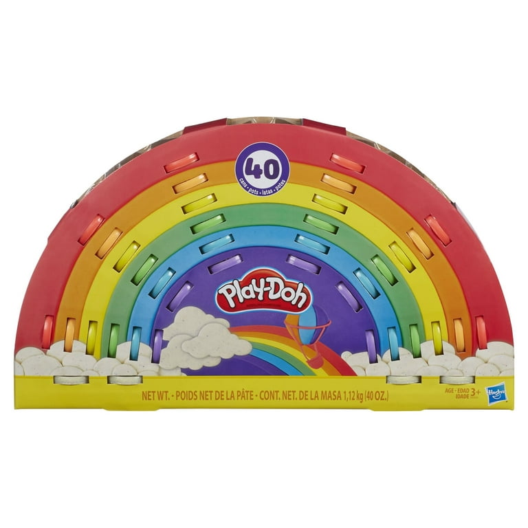 Play-Doh Ultimate Rainbow 40 Pack with Play-Doh Sparkle & 3 Tools - 40 oz