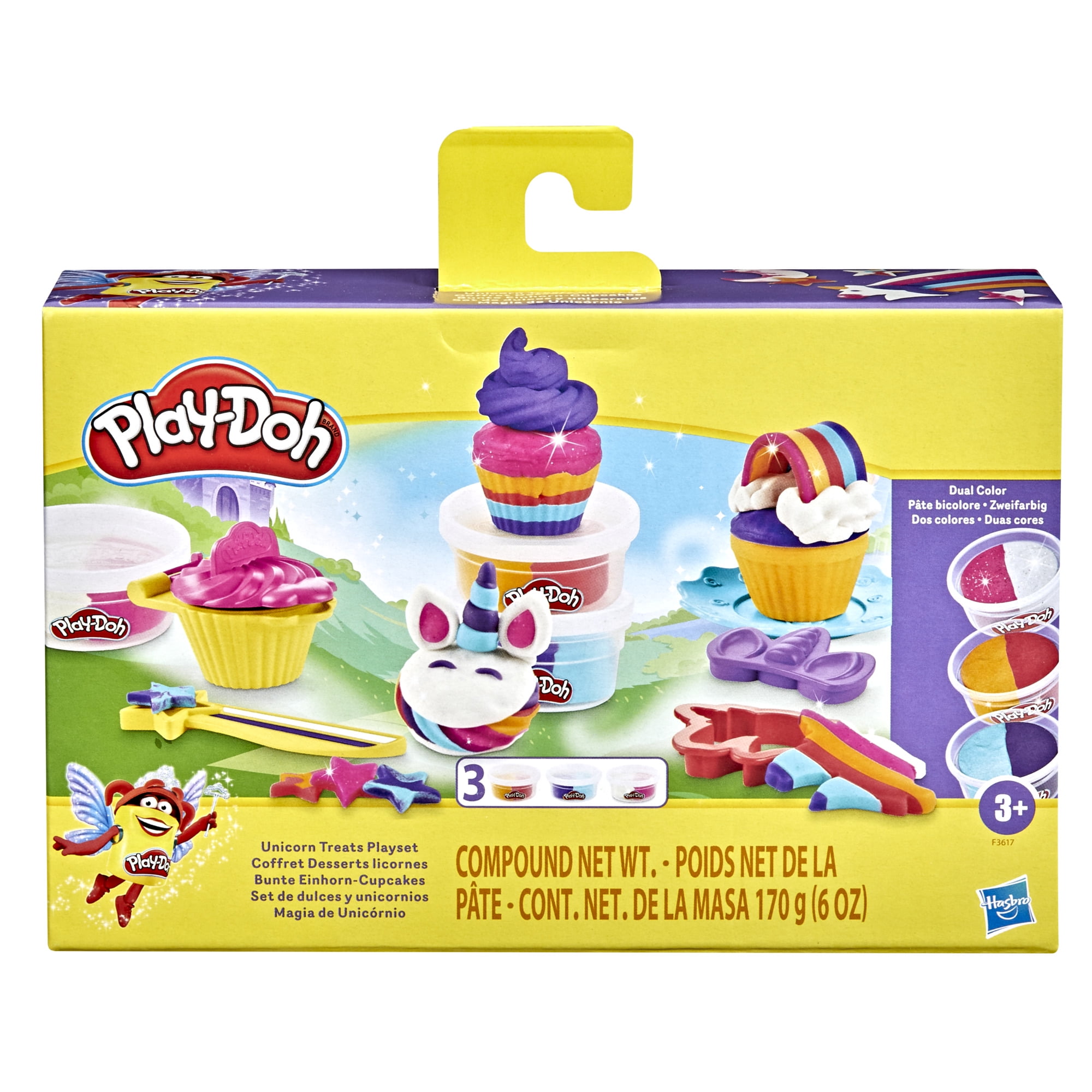 Play-Doh Magical Frozen Treats Ice Cream Playset, Unicorn Toys for 3 Years and Up, Size: 8 oz.