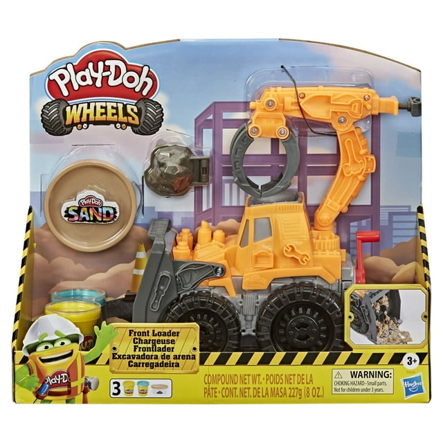 Play-Doh Wheels Front Loader Construction Set Toys