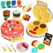 Play Dough, Play Kitchen Accessories, Party Favors for Kids, Toys for Girls 3-6 Years Boys
