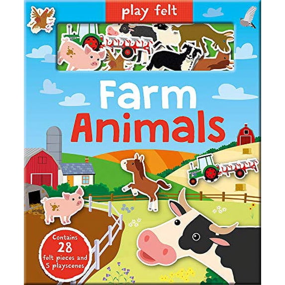 Pre-Owned Play Felt: Farm Animals (Soft Felt Play Books) Paperback