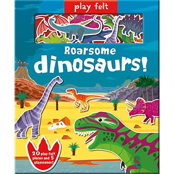 Pre-Owned Play Felt Roarsome Dinosaurs! (Hardcover) 1789584221 9781789584226