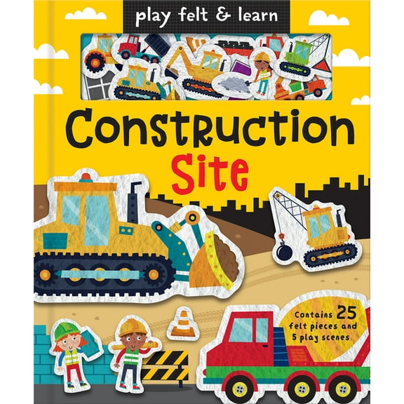 Play Felt & Learn Play Felt Construction Site, (Board Book)