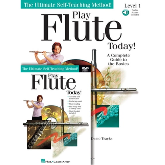 Pre-Owned Play Flute Today! Beginner's Pack: Book/Online Audio/DVD Pack (Paperback) 0634052977 9780634052972