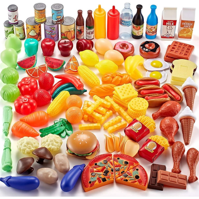 Kitchen play set food clearance